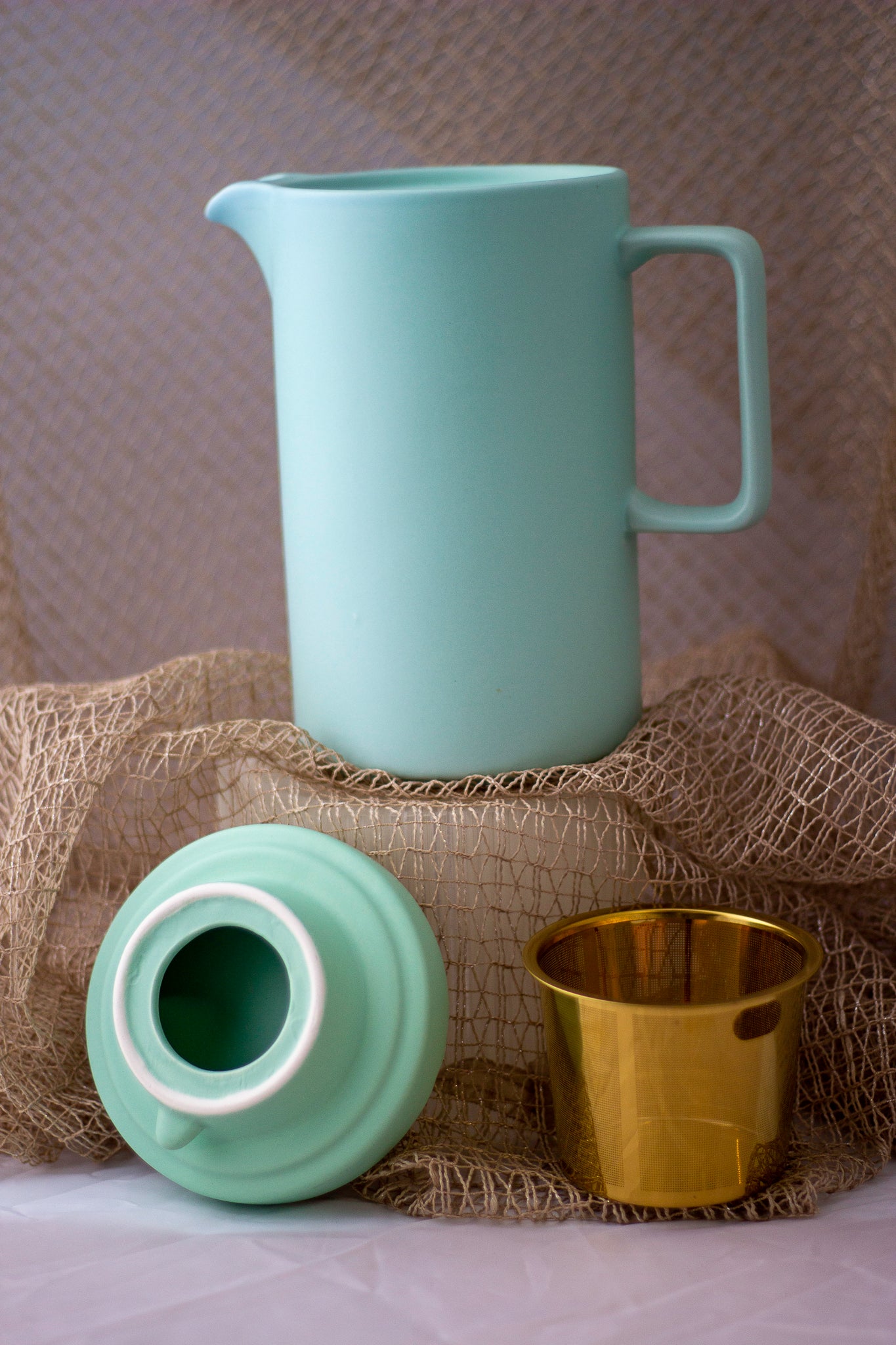 Jona™ Matte Finish Teapot - Mint