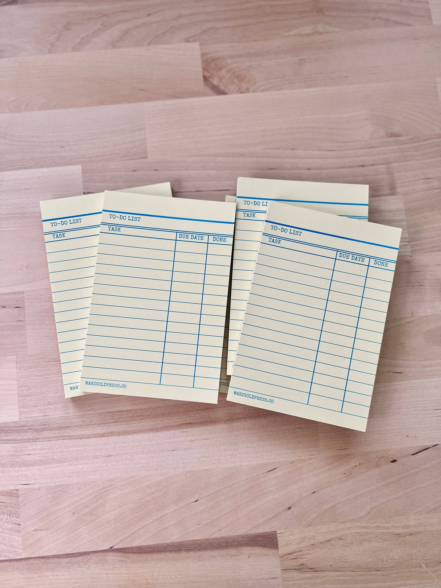 Yellow Library Card Notepad