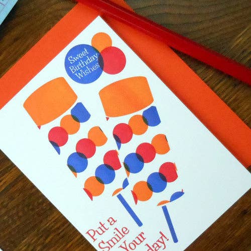 Birthday Push Up - Sherbert Birthday Card