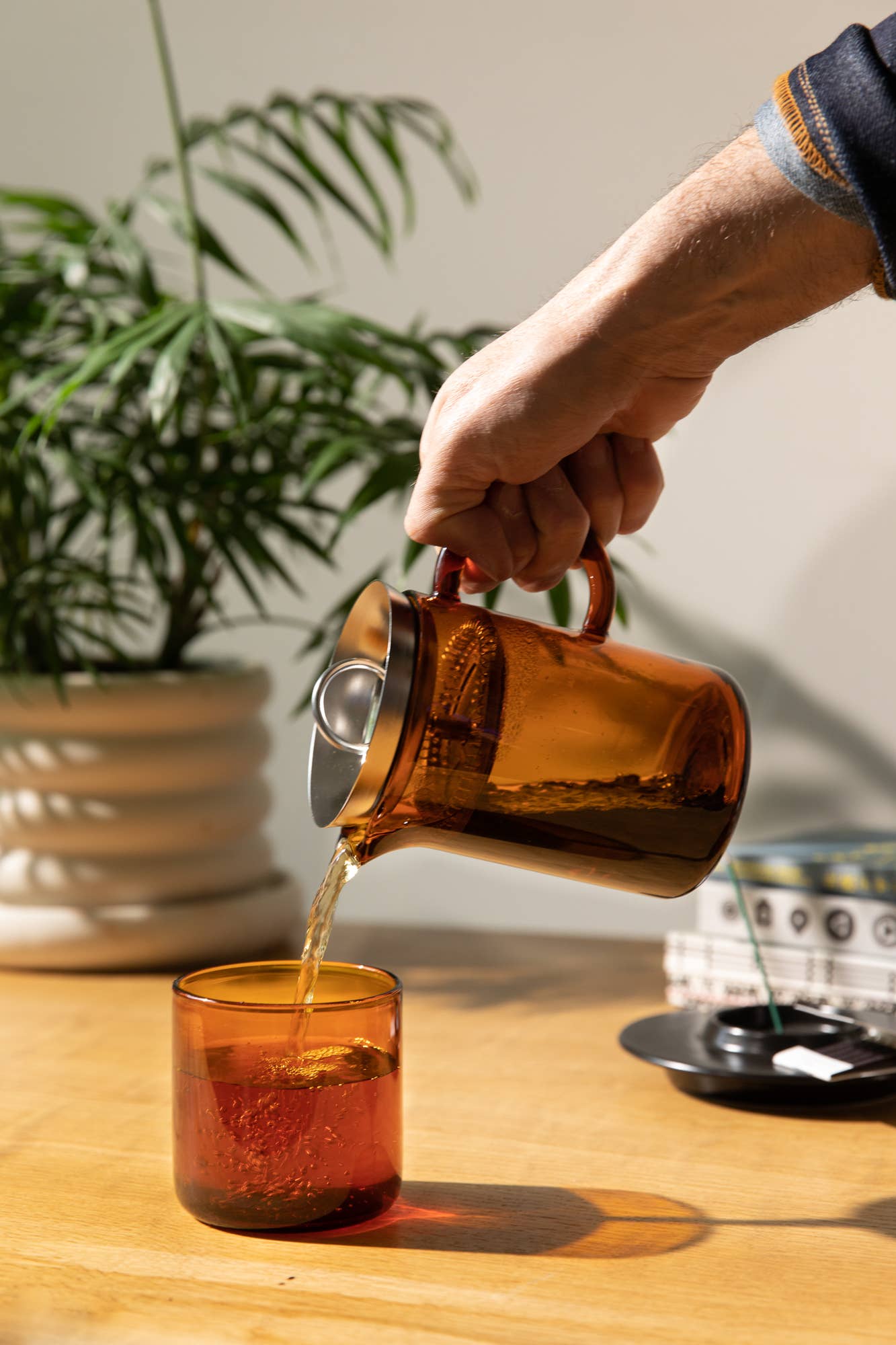 "No Press" Tea & Coffee Brewer