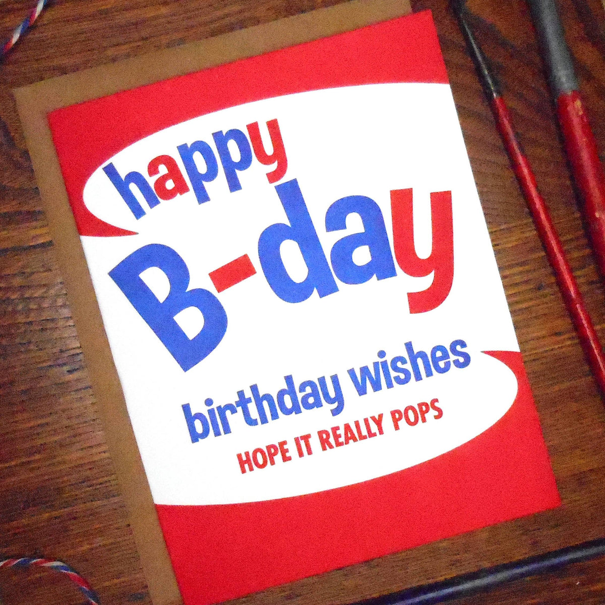 Pop Art Birthday Day Card