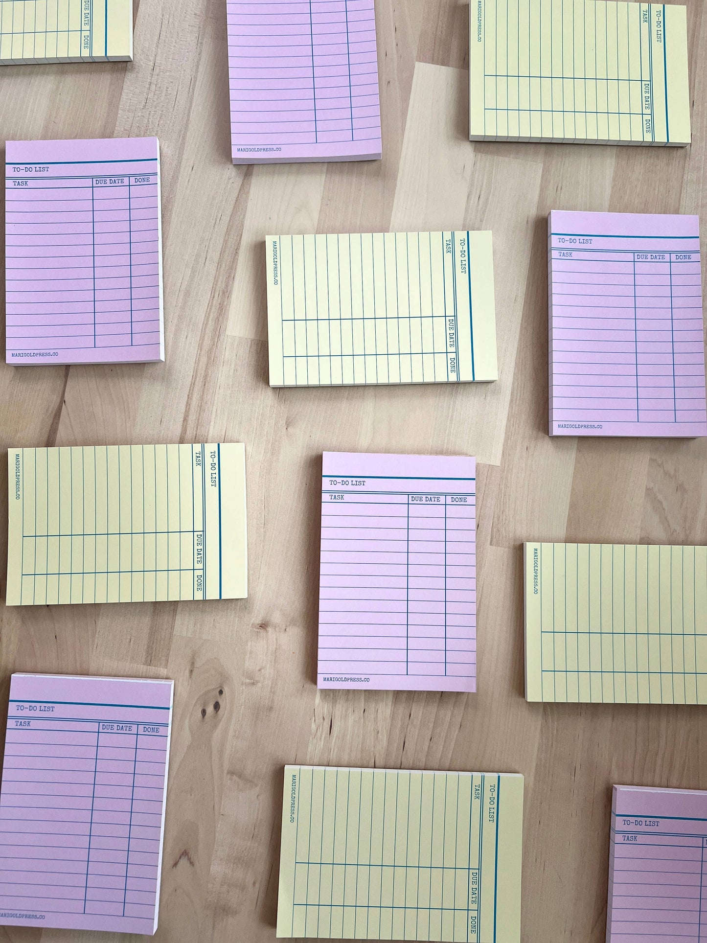 Pink Library Card Notepad