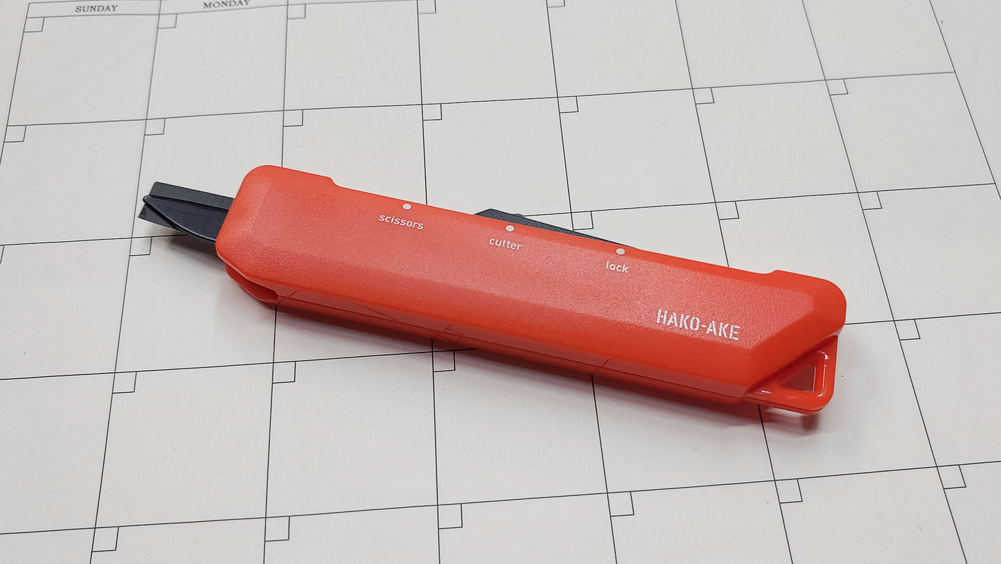 2 Way Mobile Scissors - HAKOAKE - Titanium Coat - Orange