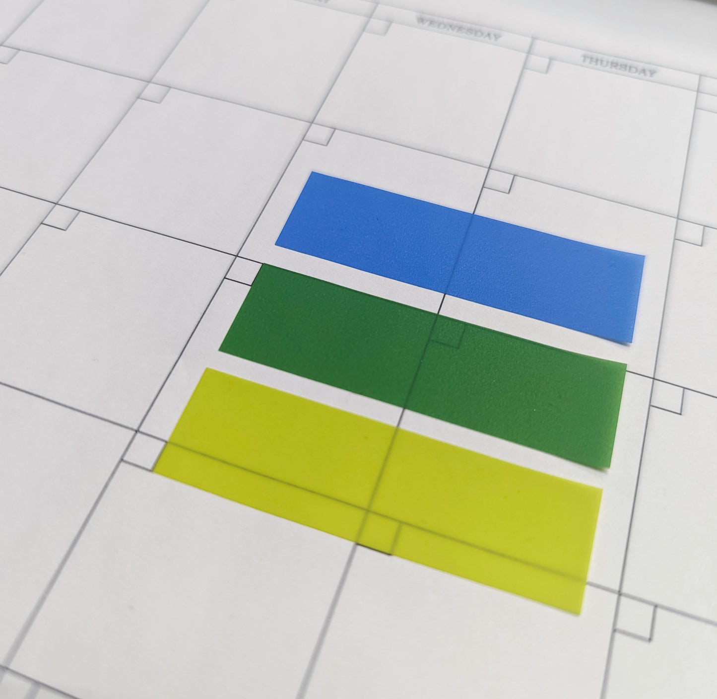 Writable Sticky Notes - 3 Colors - Set B