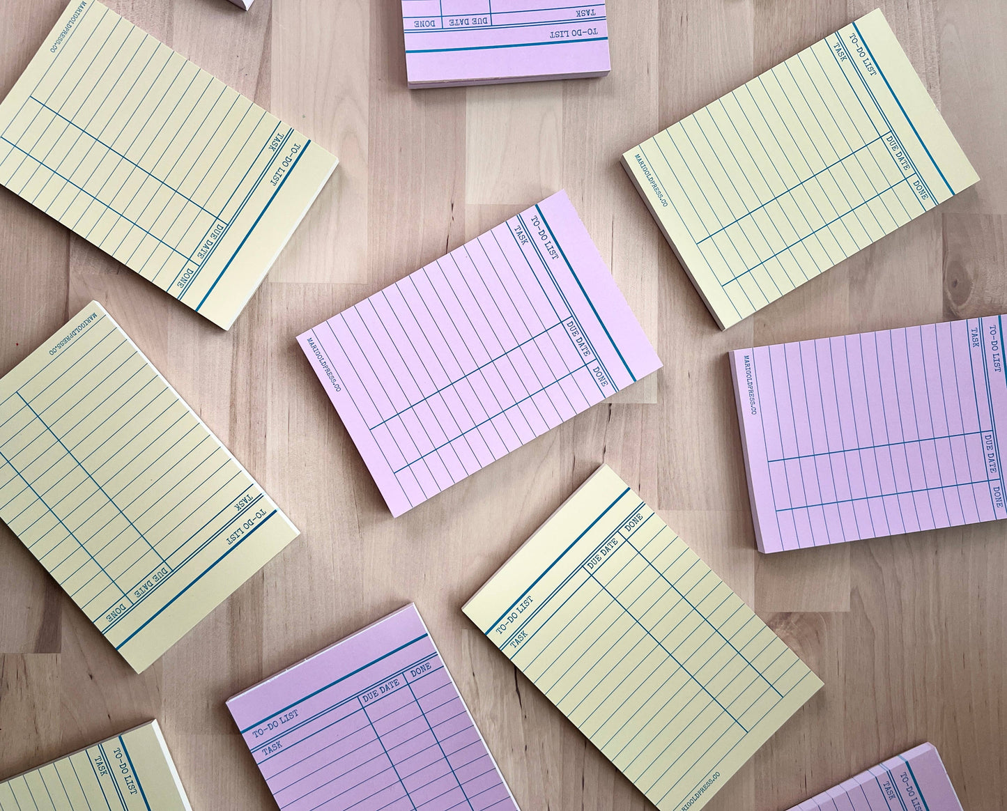 Pink Library Card Notepad