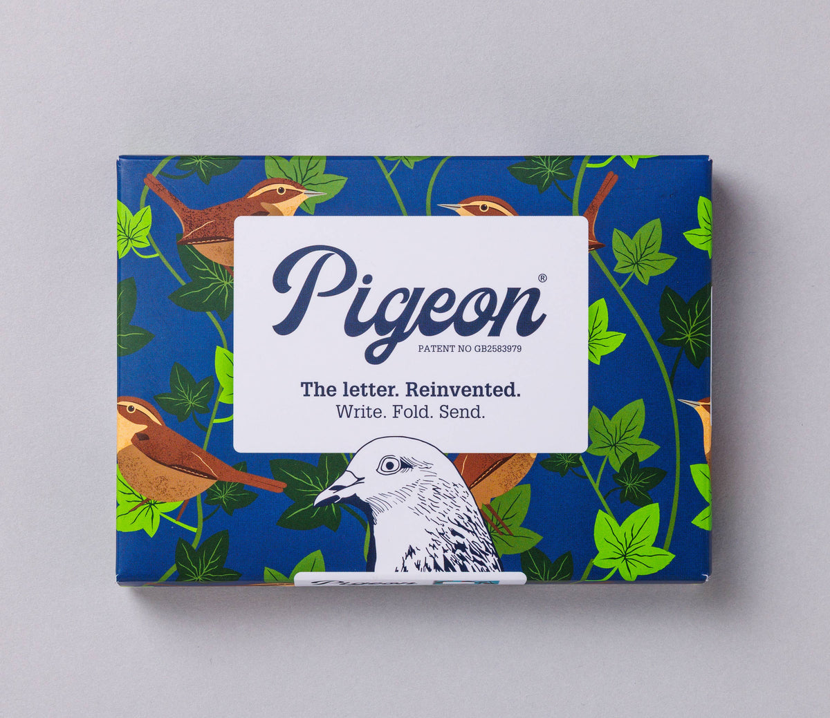 Robin & Wren Pigeon, Folding Letter Set – Pack of 6 Letters