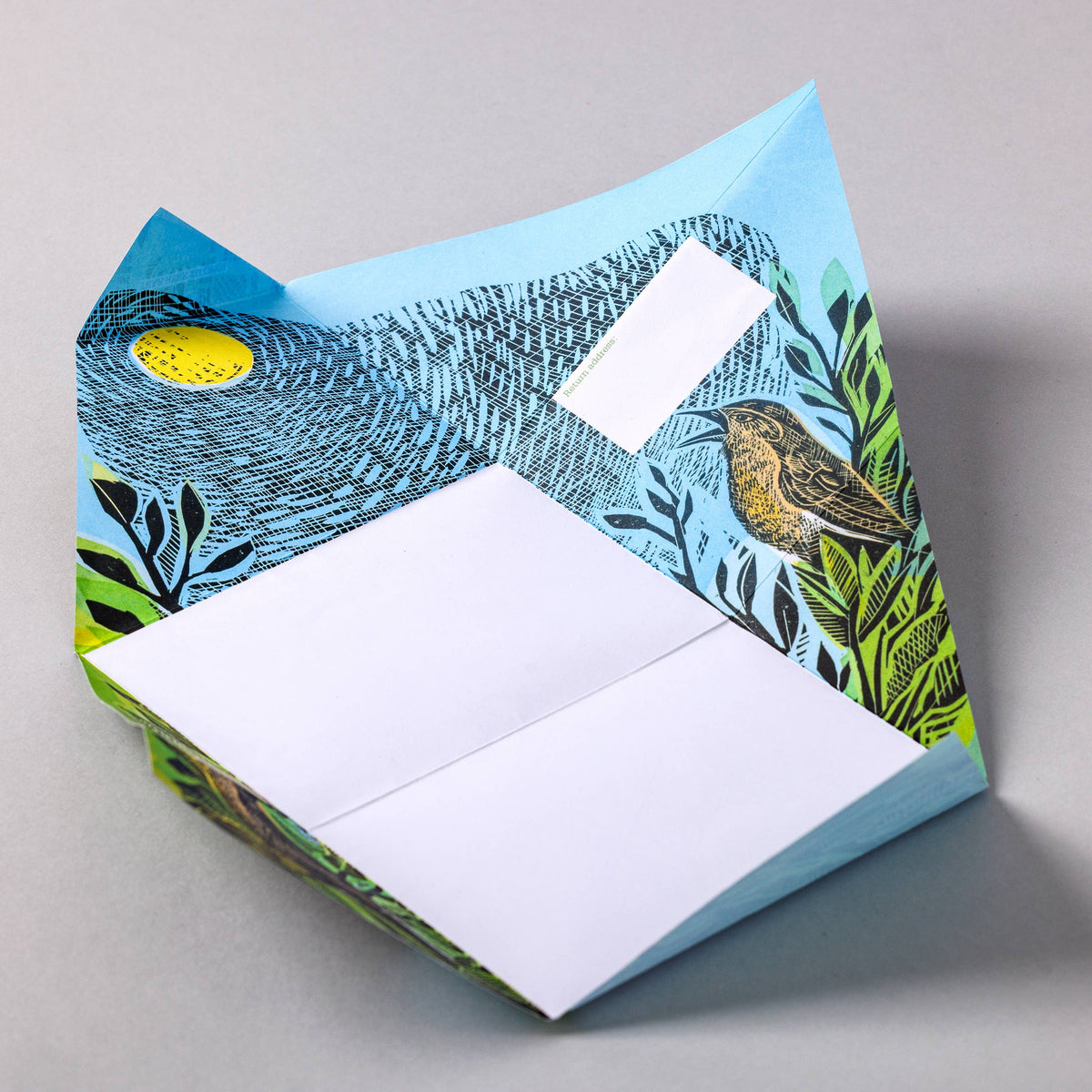 Wonderfully Wild Pigeon, Nature-inspired Folding Letters x 6