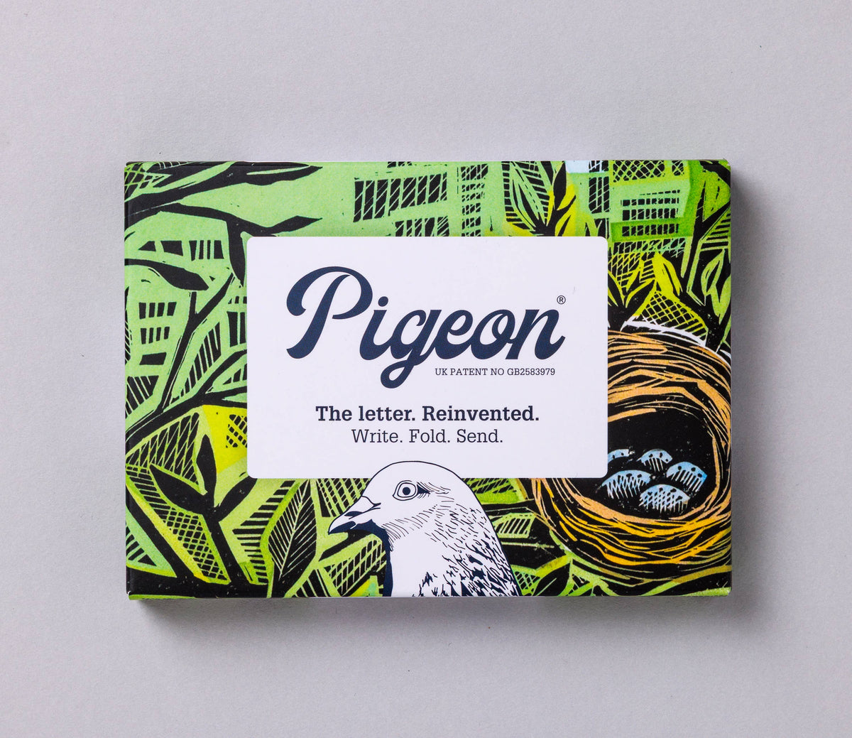 Wonderfully Wild Pigeon, Nature-inspired Folding Letters x 6