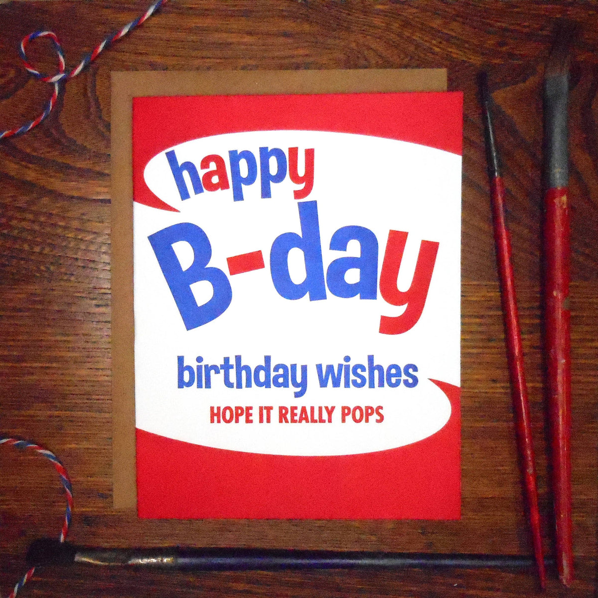 Pop Art Birthday Day Card