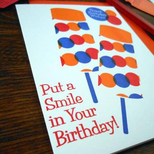 Birthday Push Up - Sherbert Birthday Card